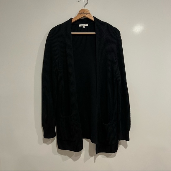 Madewell Nolan Ribbed Knit Open Front Cozy Cardigan - Picture 2 of 8